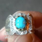 انگشتر فیروزه رکاب دست