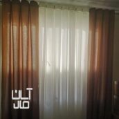 پرده حریر راکناره پره