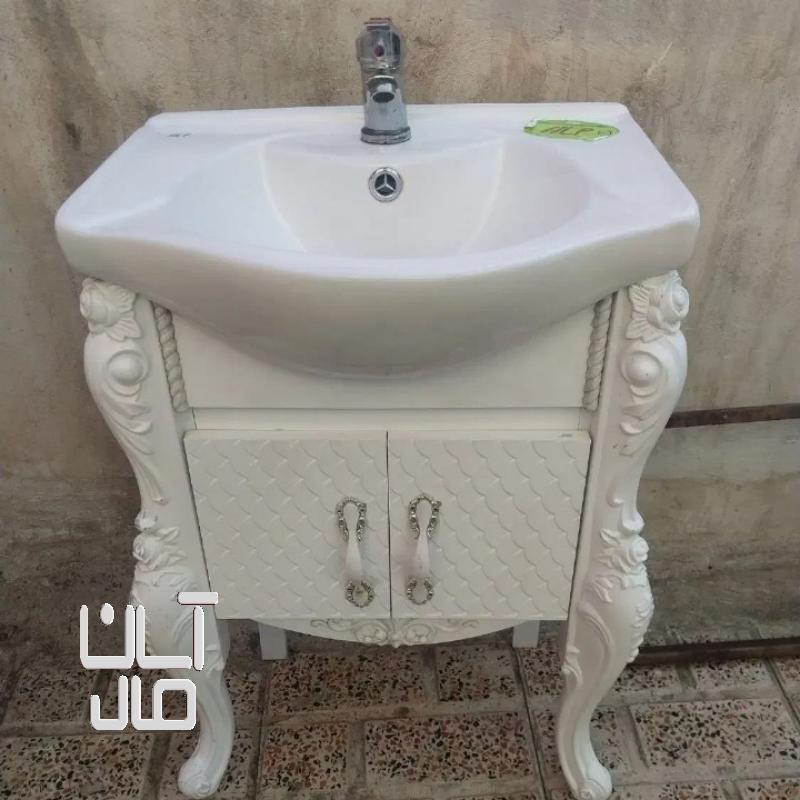 روشویی کابینتی همراه شیر