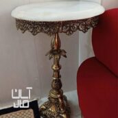 میز پایه سنگین برنز