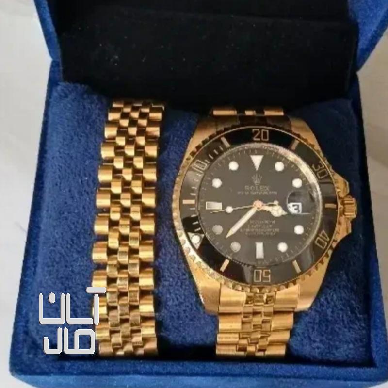 ساعت رولکس بهمراه دستبند