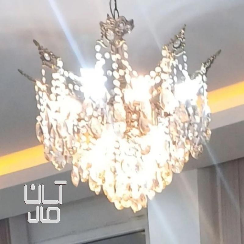 لوستر ۸شاخه برنز