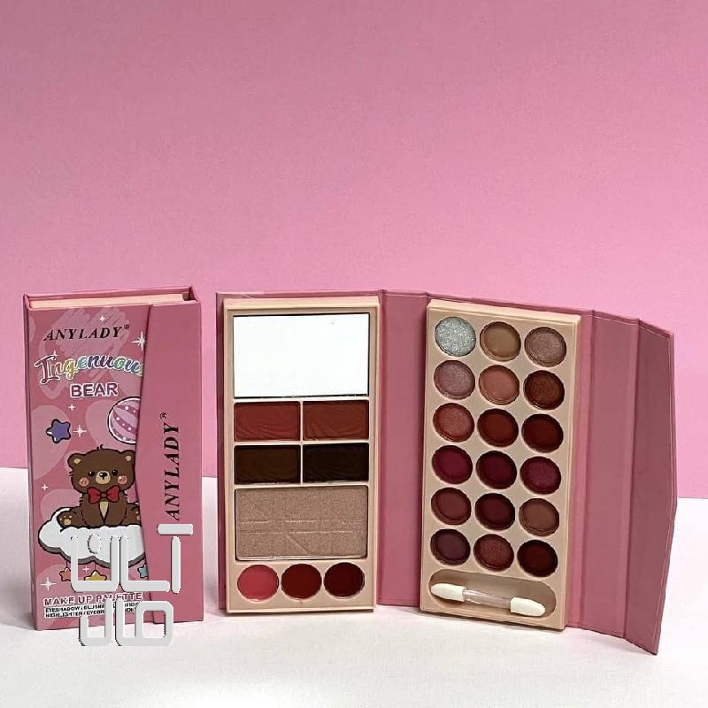 پالت سایه چندکاره کوچک طرح خرس برند(ANY LADY)