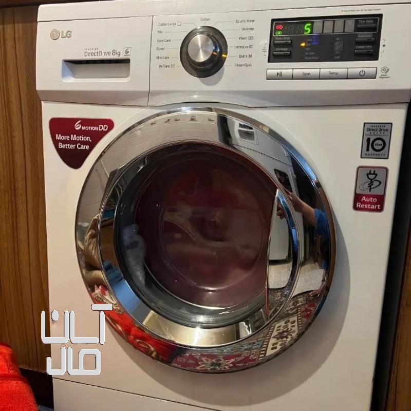 ماشین لباسشویی ۸کیلویی الجی