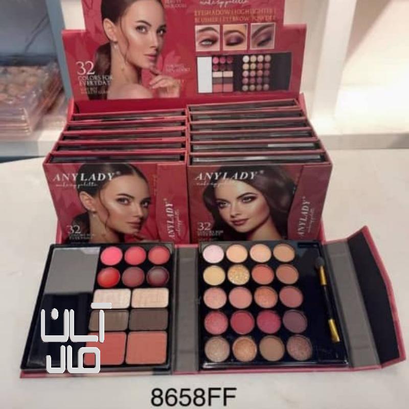 پالت سایه چند کاره کیفی مدل8658FFبرند(آنی لیدی)