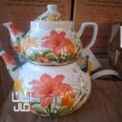 ست لعابی کتری وقوری