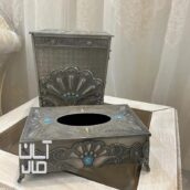 جا دستمال کاغذی وسطل