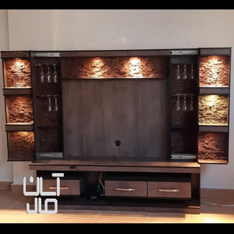 میز تلویزیون چراغدار