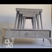 میز جلومبلی وعسلی