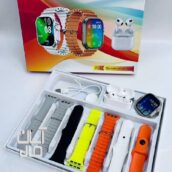 ساعت هوشمنداولترا ۳ و هندزفری با  ۷بند مچی