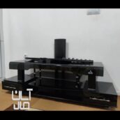 میز تلویزیون شیشه ای