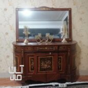 آينه کنسول چوبی