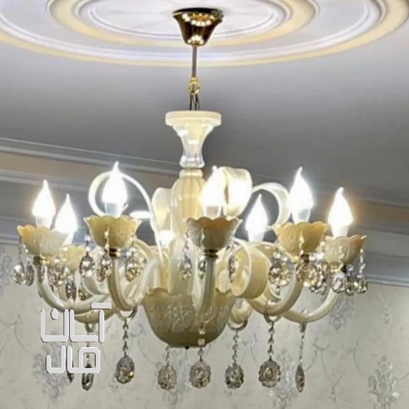 لوستر کریستال ۸ شاخه