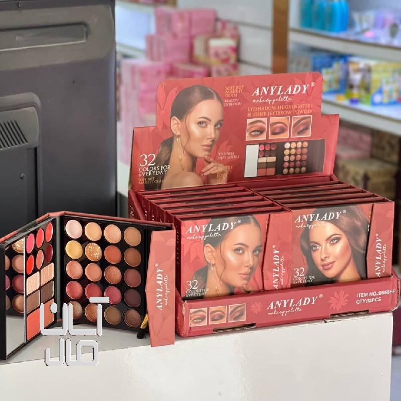 پالت سایه چند کاره کیفی مدل8658FFبرند(آنی لیدی)