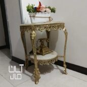 میز تلفن برنز