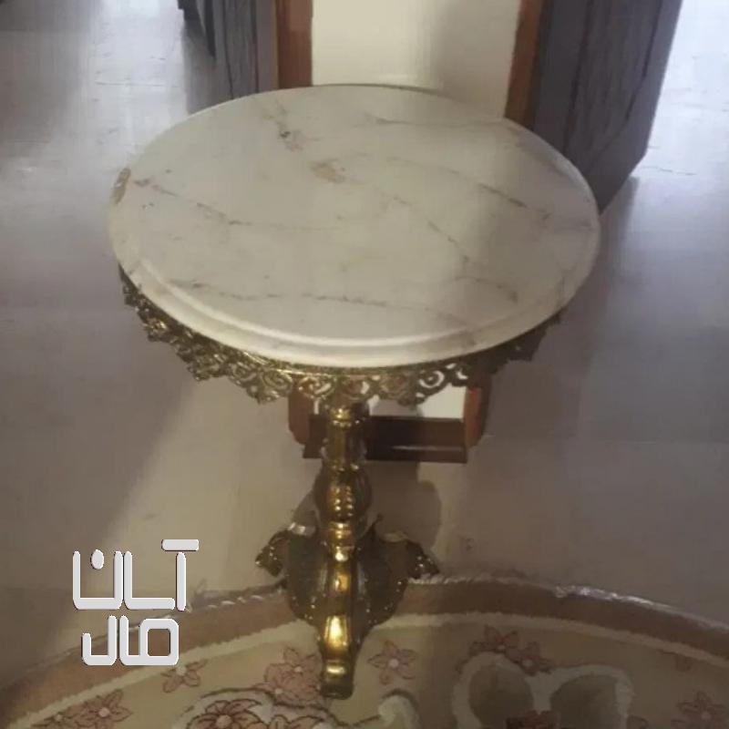 میز تلفن برنز