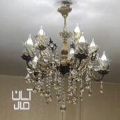 لوستر کریستالی برنز