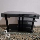 میز تلویزیون شیشه ای