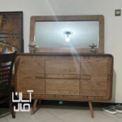 آینه کنسول چوبی