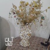 گلدان گل صدفی