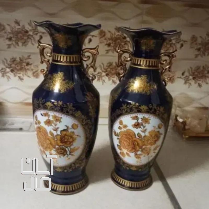 دو عدد گلدان