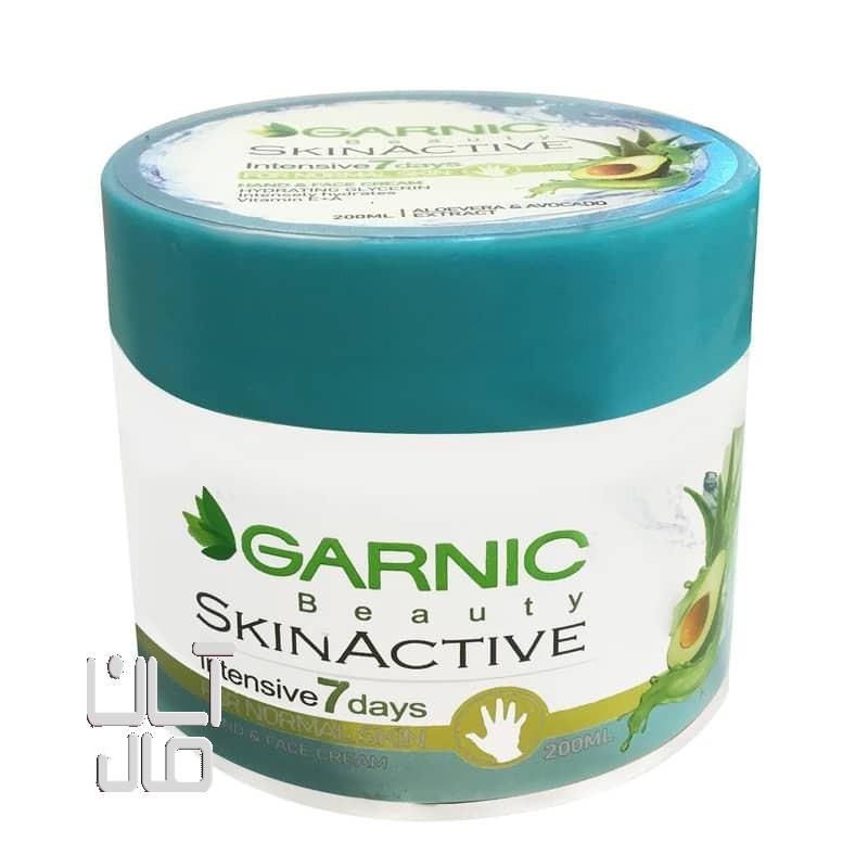 کرم مرطوب کننده دست وصورت گارنیک