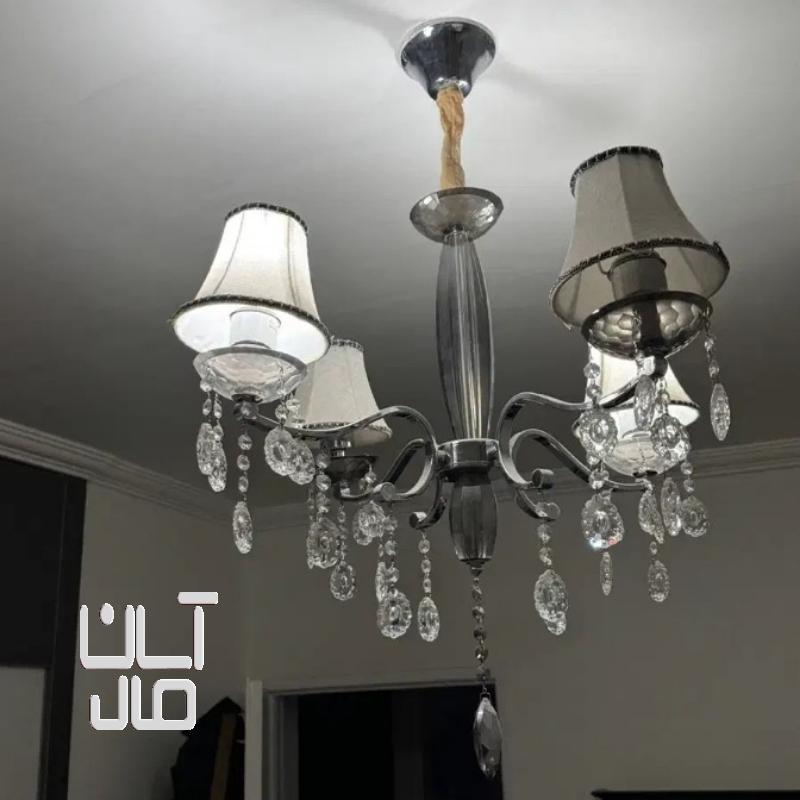 لوستر استیل ۴ شاخه