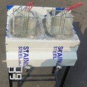 سرخکن دو لگن و تک لگن گازی رومیزی و پایه دار