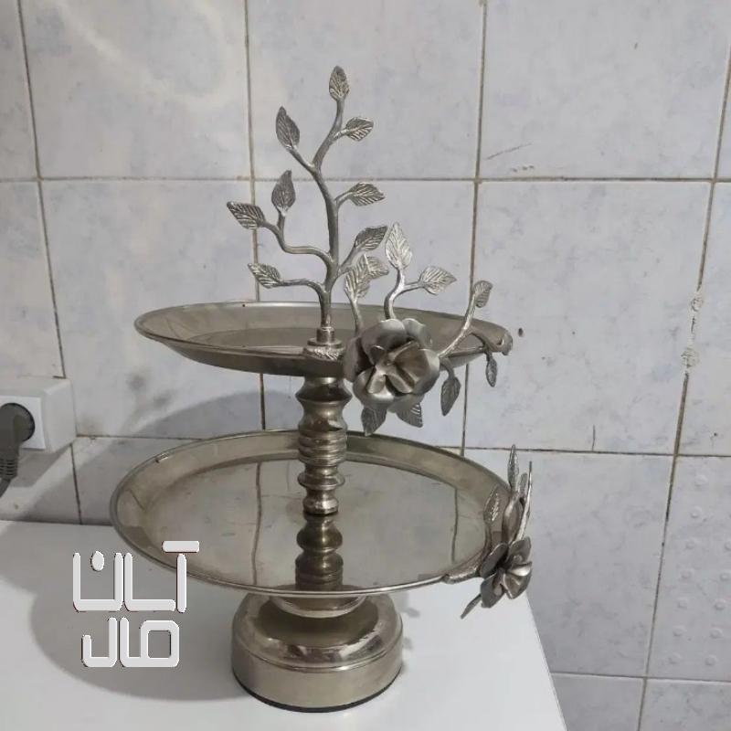 شیرینی خوری دوطبقه استیل