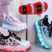 کفش اسکیتی ۴چرخ چراغدار