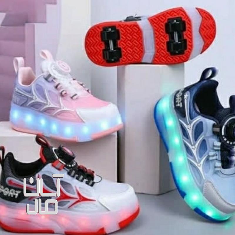 کفش اسکیتی ۴چرخ چراغدار