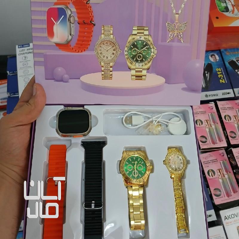 ست و پک ساعت هوشمند مدل AT5