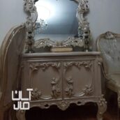 آینه کنسول بهمراه شمعدان