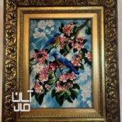 تابلو فرش چله ابریشم