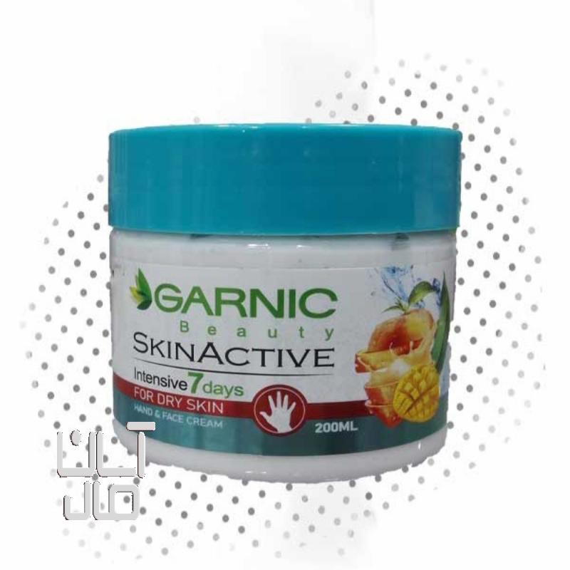 کرم مرطوب کننده دست وصورت گارنیک