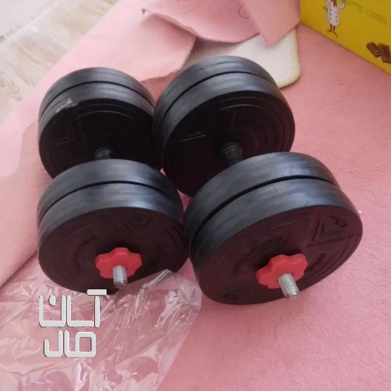 یک جفت دمبل ۱۰ کیلویی