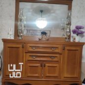 آینه کنسول چوبی