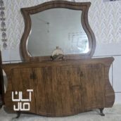 آینه کنسول چوبی