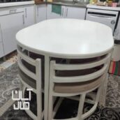 میز ناهارخوری ۶نفره کم جا