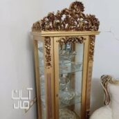 بوفه چوبی طلایی