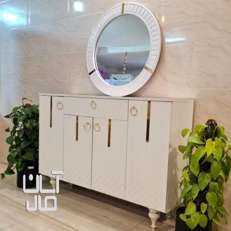 آینه کنسول مدل رومی