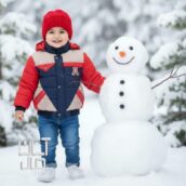 کاپشن وارداتی شمعی پسرانه سبک و گرم 3تا4سال