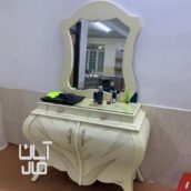 آینه کنسول چوبی