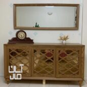 آینه کنسول چوبی