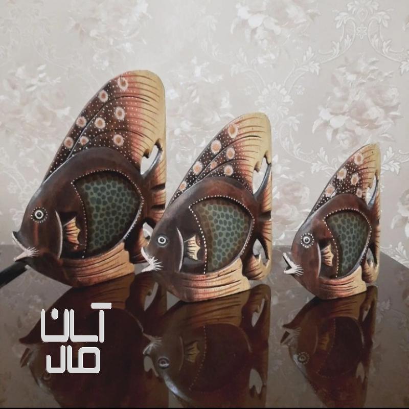 ماهی دکوری از جنس چوب