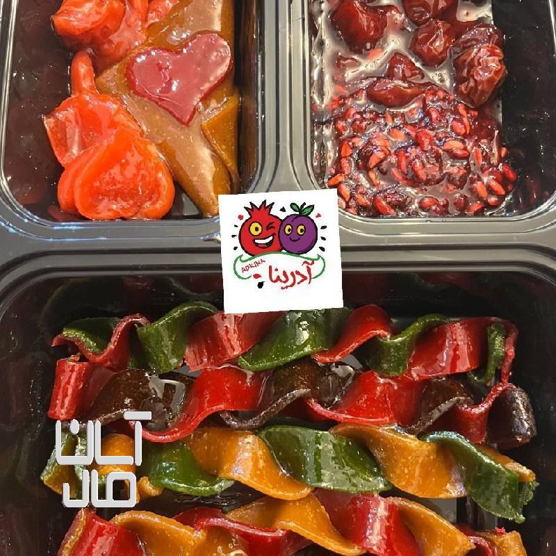 آلوچه بارون لواشک ترشک لیسک کاپ کیک لواشک