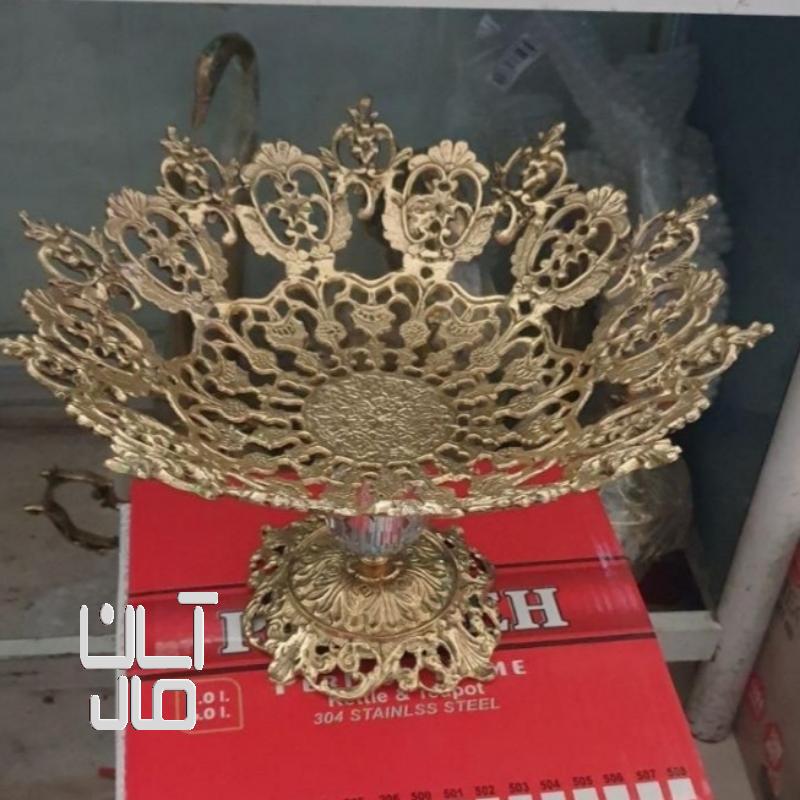 میوه خوری برنز پایه دار