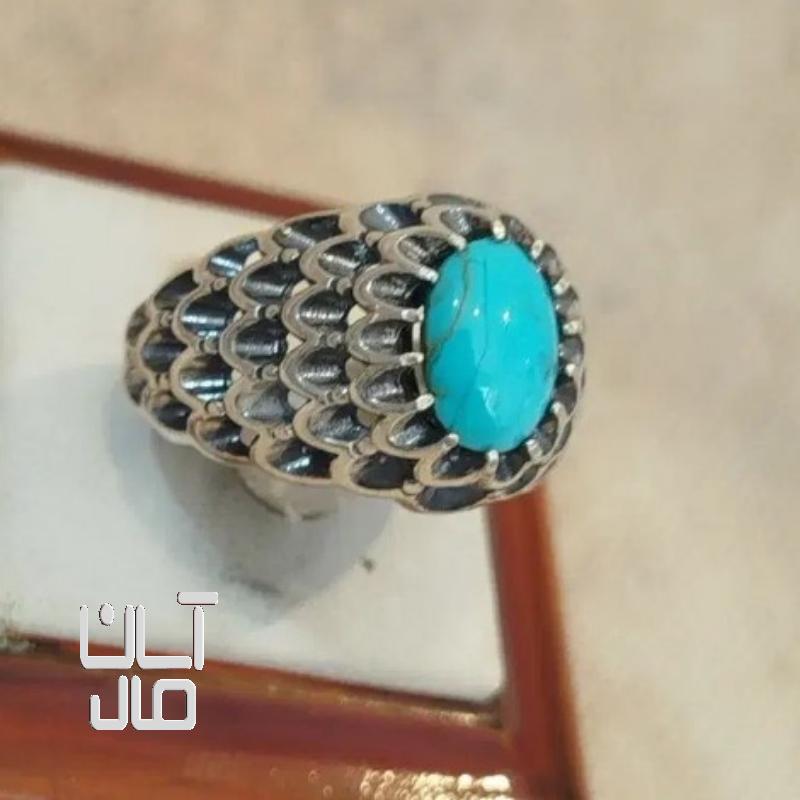 انگشتر نقره فیروزه نیشابور