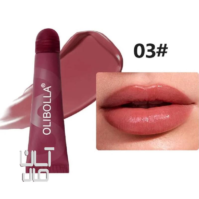 لیپ گلس تیوپی ژله ای«رژخیس»برند(OLIBOLLA)