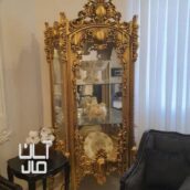 بوفه چوبی طلایی